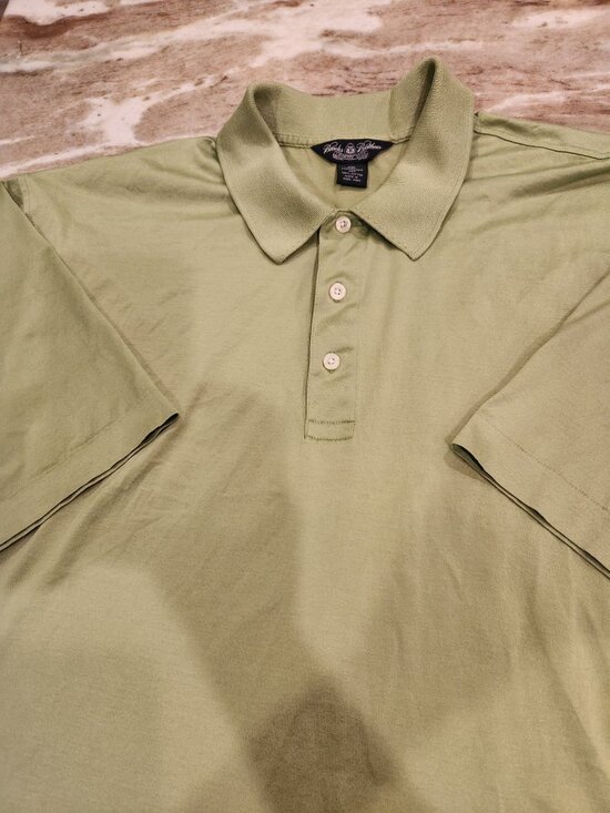 Brooks Brothers Country Club Other - Beautiful soft green Brooks Brothers Country Club button up polo shirt in XXL